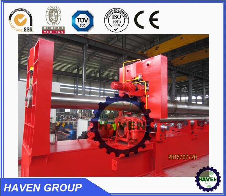 W11S-100X4000 Universal Top Roller Steel Plate Bending and Rolling Machine