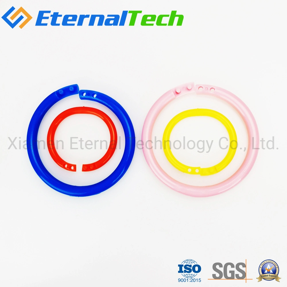 Wholesale Colored Plastic Circle Open Binding Rings Book Ring Card Ring Open Photo Album