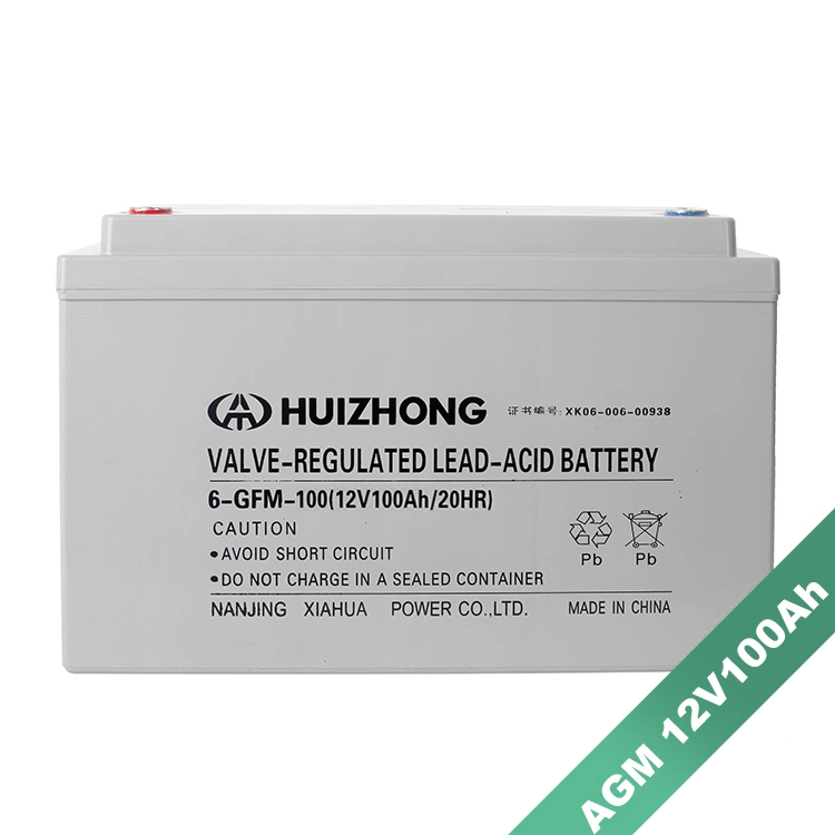 Deep Cycle Lead Acid Battery 12V 100ah AGM Home Power Battery Storage