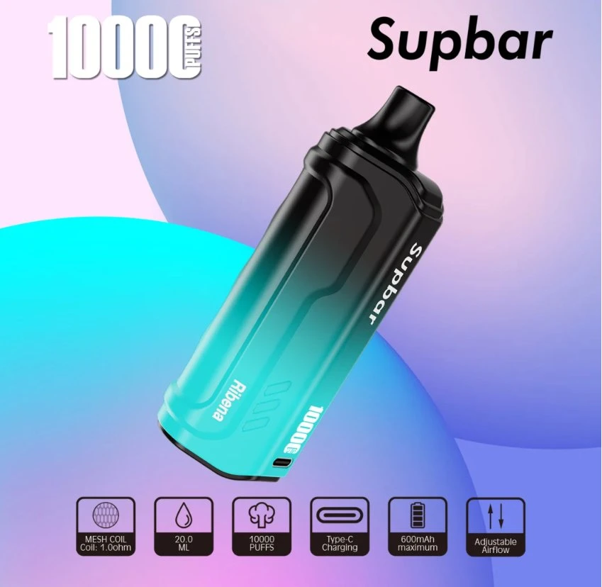 Fabricação Pape descartável 600mAh Ecig Atacado Vape Pod Supbar Mk 10000 puffs