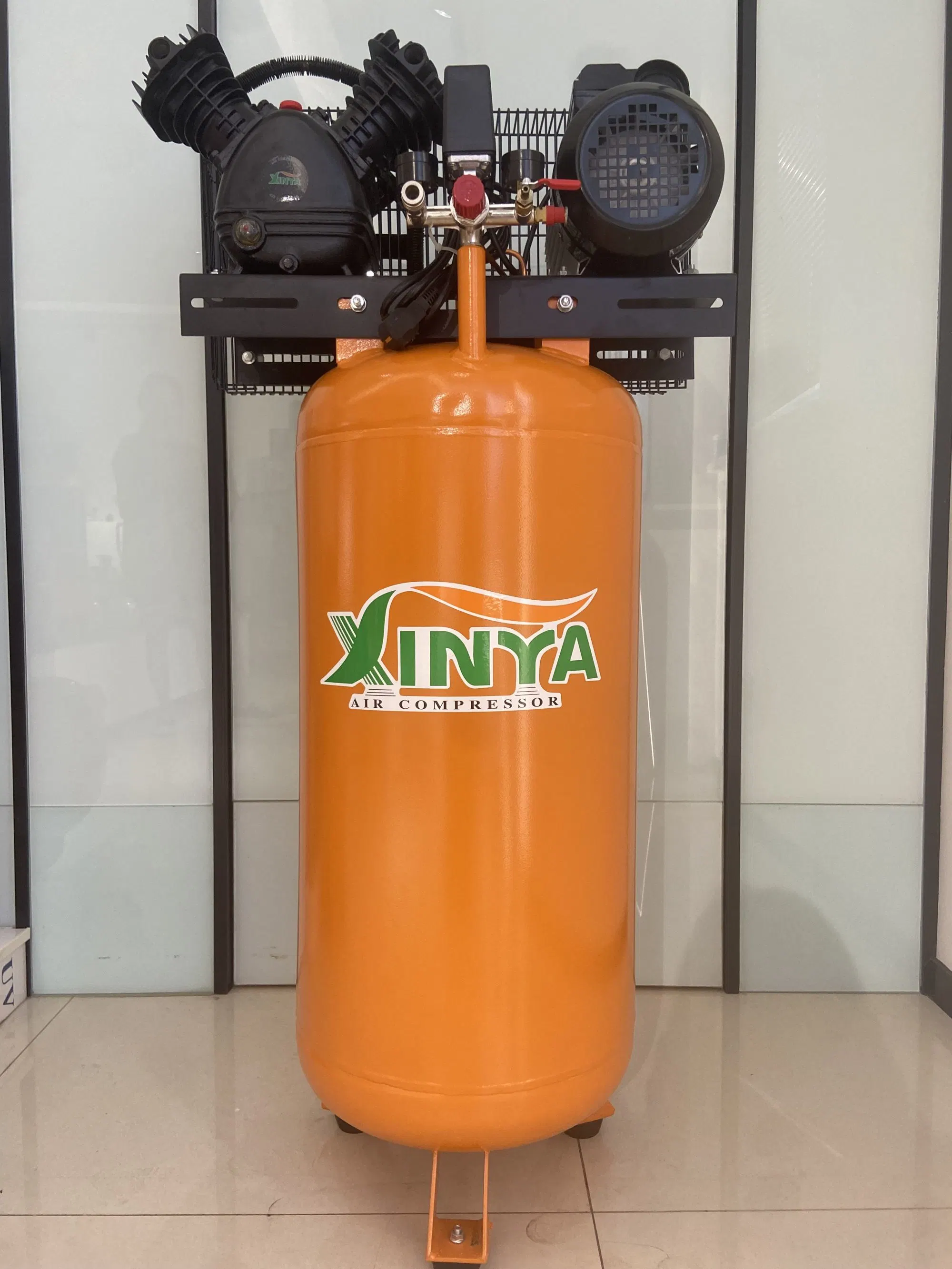 Xinya 2.2kw 2 Cylinder 100liters Vertical Tank Air Compressor