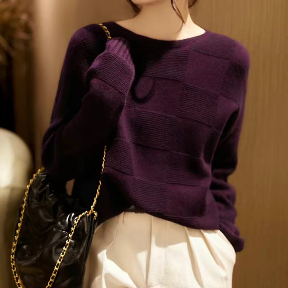 Warm Cuffed Sleeve Sweater