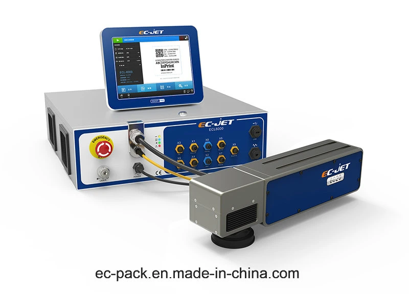 Fiber Laser Printing Expiry Date on Bottle (EC-laser) Date Coding Machine