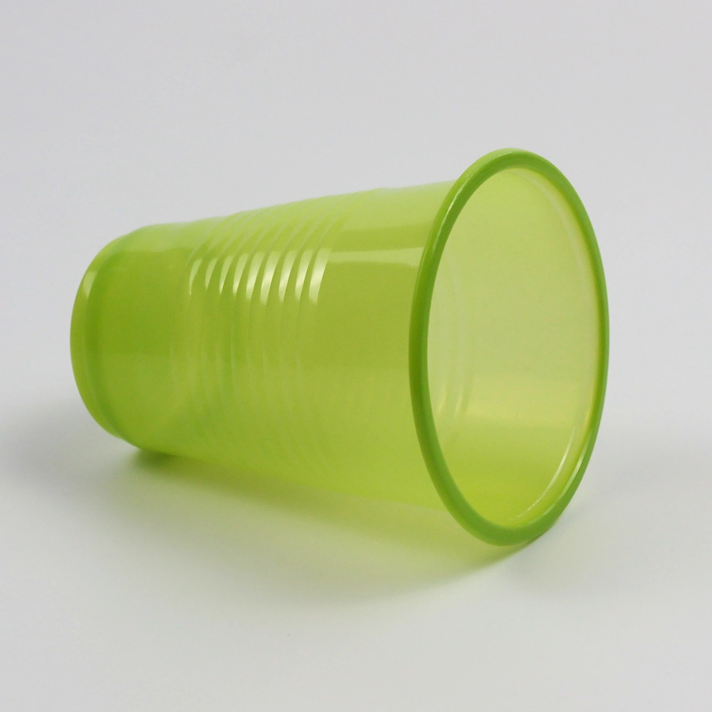 Disposable Plastic Tableware PP Plastic Cup 5oz to 7oz Hot Cold Cup Party Colored Drinking Hospital Cups PP with Logo