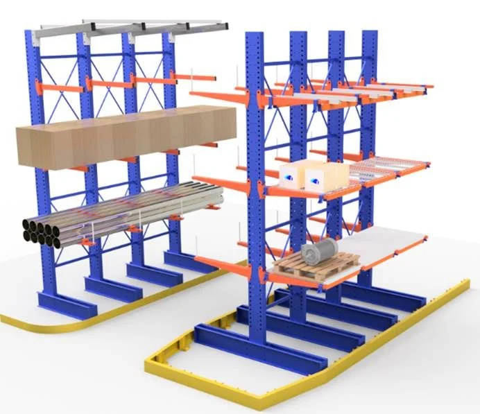 Steel Adjustable Warehouse Storage Heavy Duty Shelf Cantilever Rack System