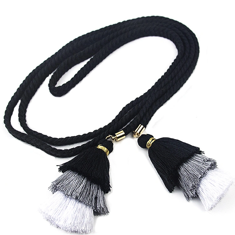 Wholesale/Supplier China Long Tassel Belt Decorative Rope Tassel for Hand Bags and Hats