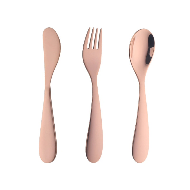 Hot Sale Kids Toddler Dishwasher Safe Cute Reusable Colored Cutlery Fork