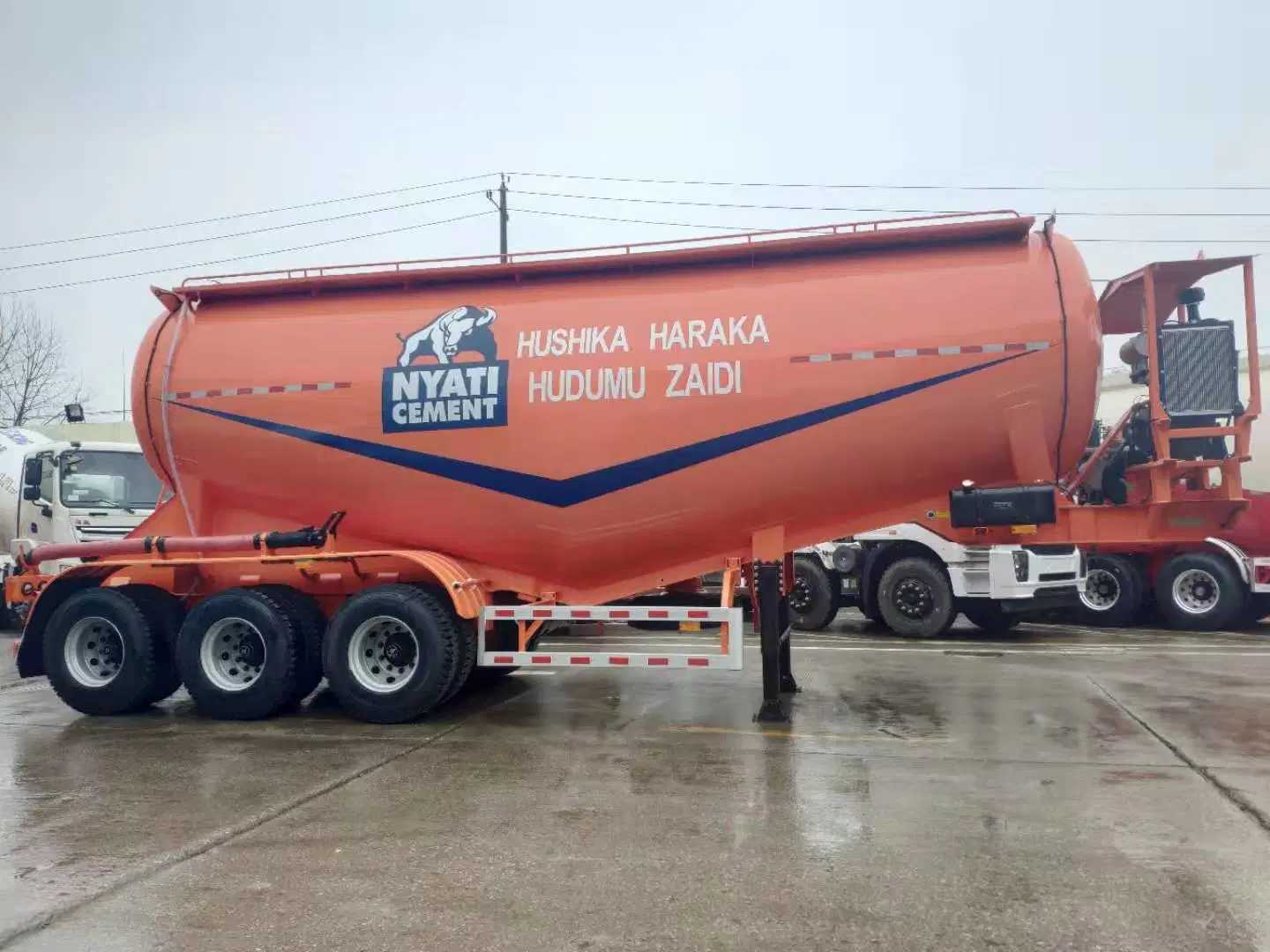 3 Axle Bulk Cement 30 Cbm Transportation Dry Bulk Cargo