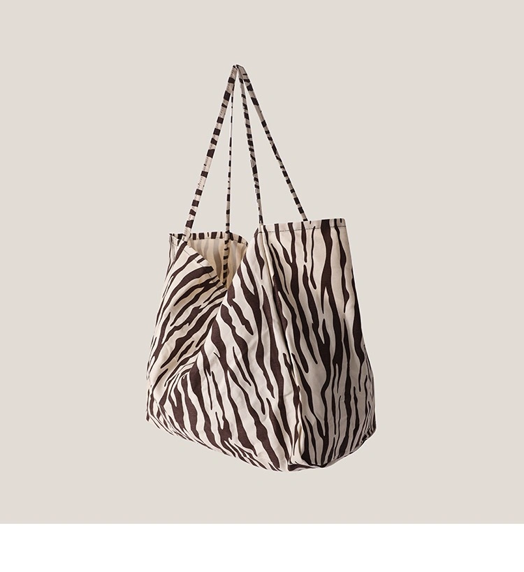 Leopard Print Shoulder Bag Casual Shopping Bag Fashion Tote Bag