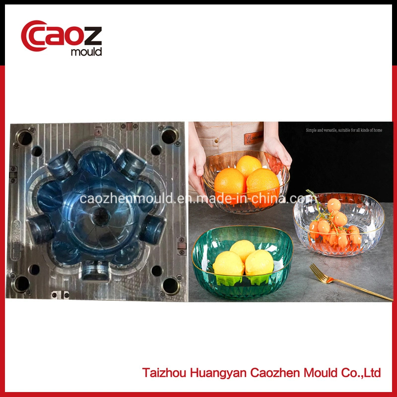 Molde plástico de inyección de placas de fruta con material PP/ABS