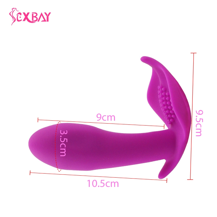 12m Remote Control 10 Frequency Vibration Female Massage Vibrator