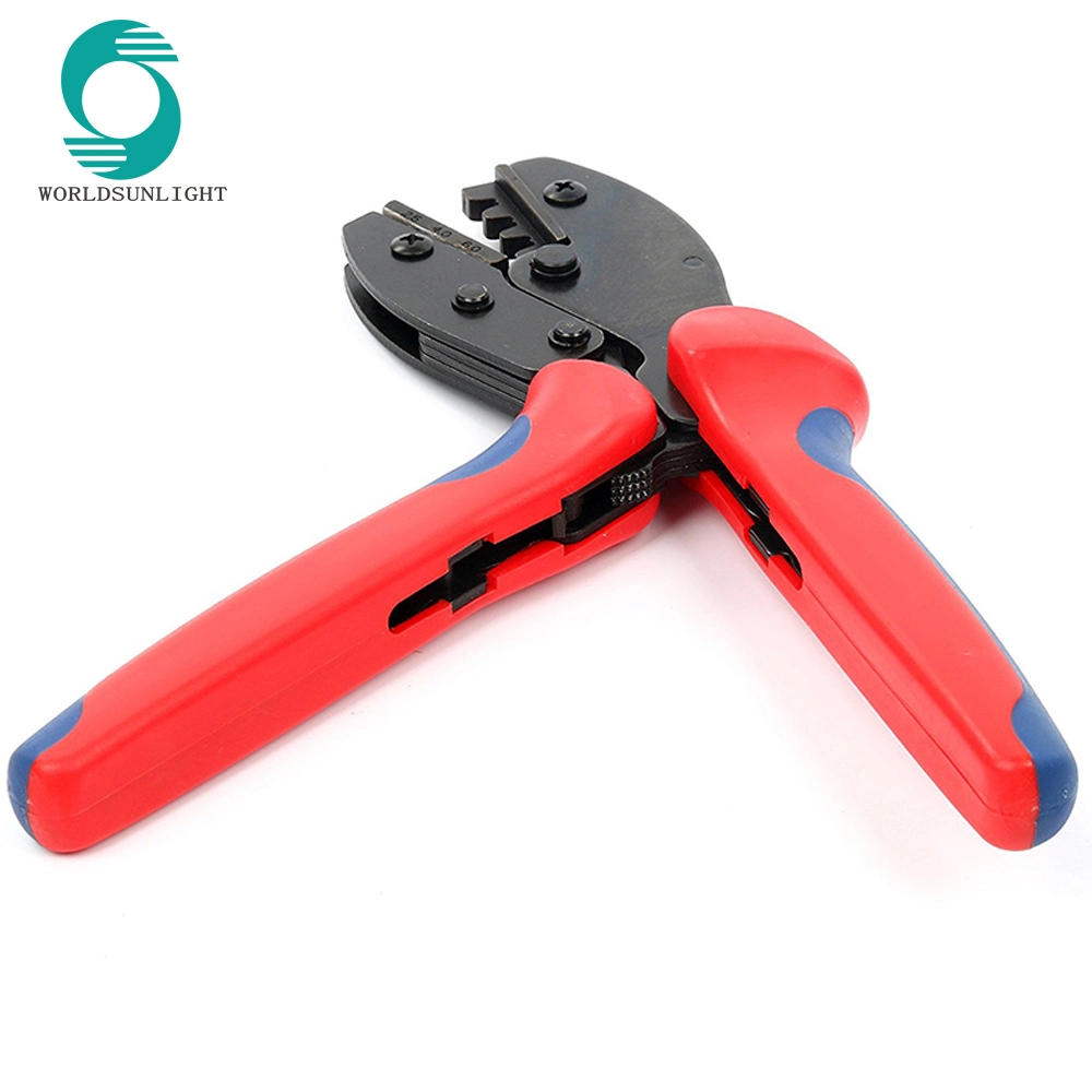 Mc4 Solar Panel PV Terminal Cable Connector Crimping Plier Ratchet Crimper Tool for Typo Terminal Ly-2546b