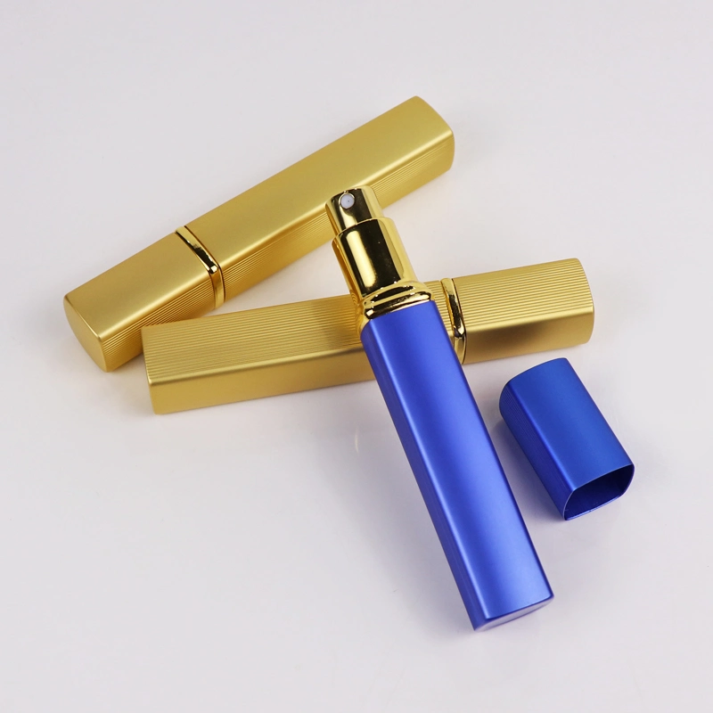 15ml Portable Square Aluminum Perfume Bottle Atomizer for Travel