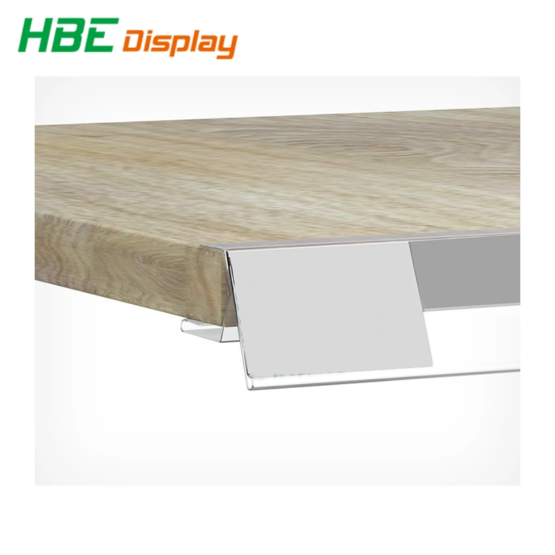 Transparent Plastic PVC Supermarket Shelf Price Tag for Shelves