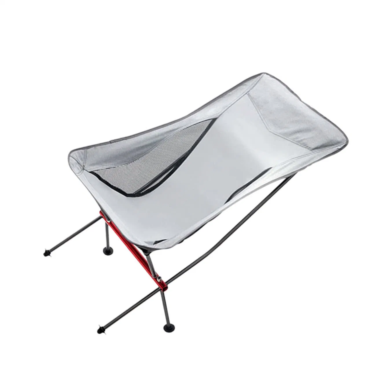 Aluminum Alloy Moonmesh Camping Folding Laying Stool Beach Chair