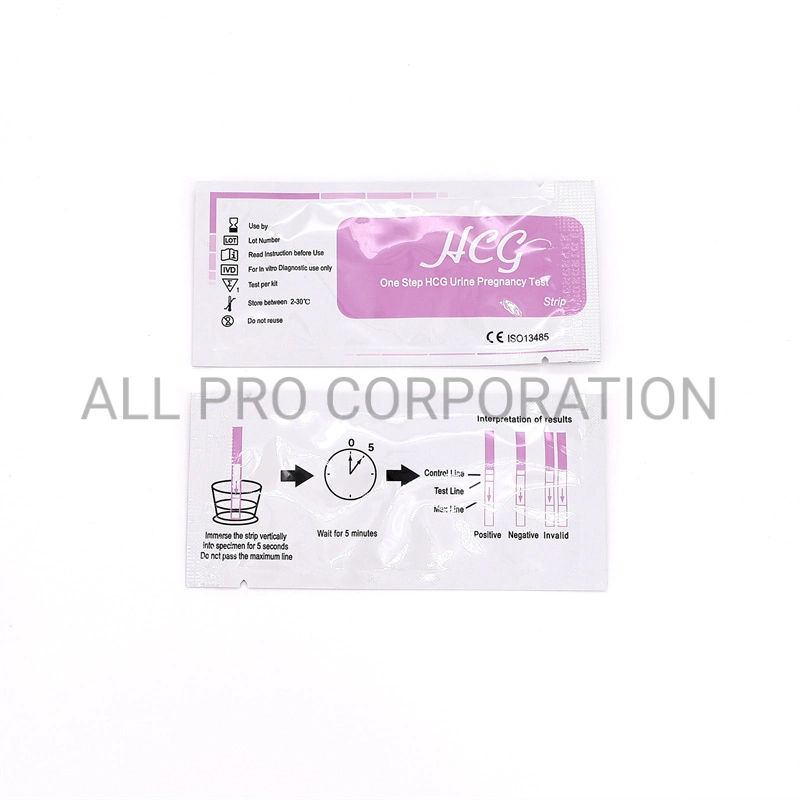 Home Use Urine HCG Pregnancy Test Kit (Strip, Cassette, Midstream)