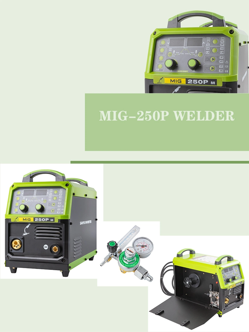 Sanyu New Design IGBT Inverter Arc Welding Machine Welder (MIG-250P)