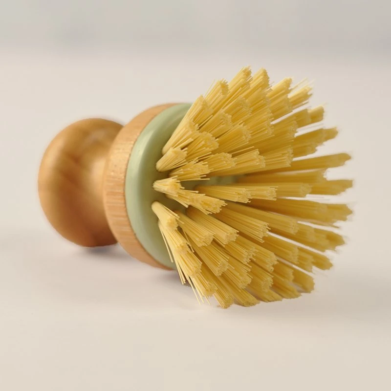 Eco-Friendly Natural Bamboo Sustainable Pot Dish Brush Scrub Brush