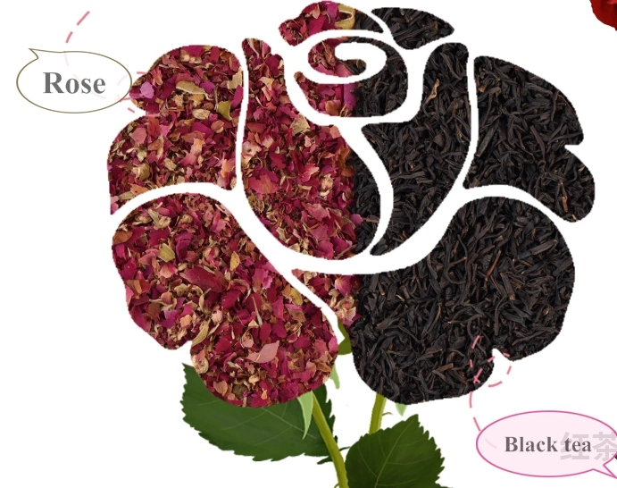 Delicious Rose Black Tea Bag Packaged Into Various Tea Bag Hot Sale