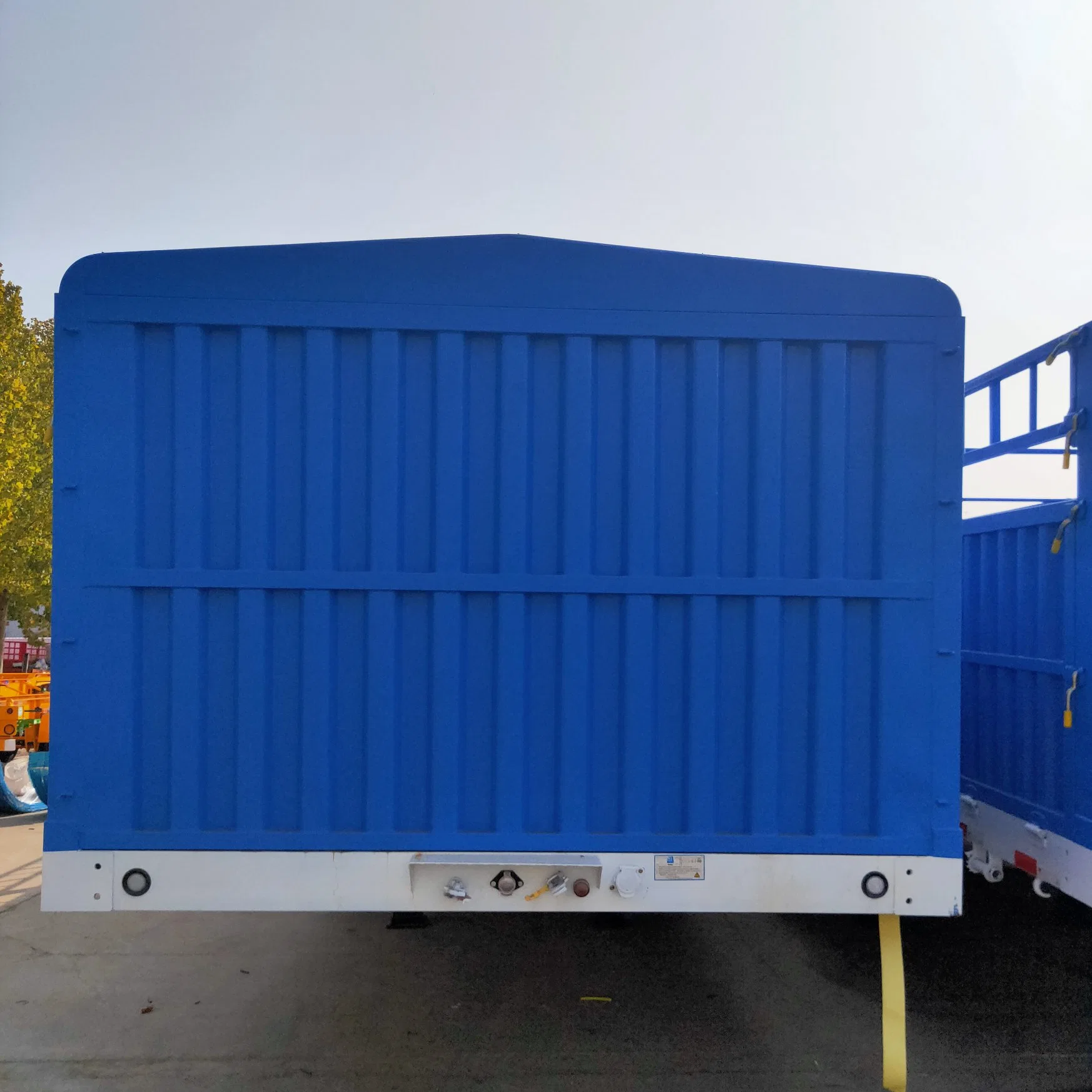 New 3 Axles Cargo Transportation Fence Semi Trailer 80tons with Removable Fence Wall