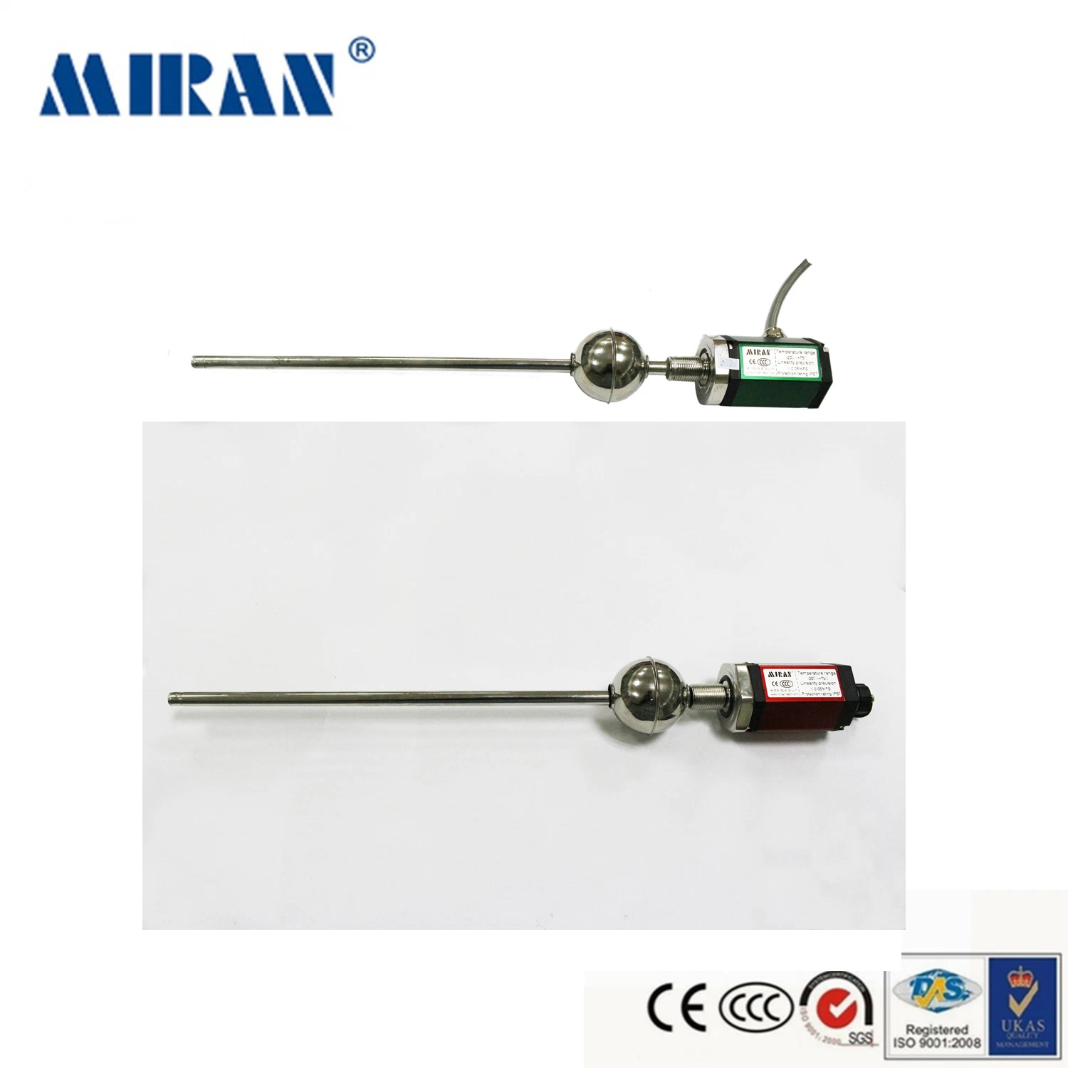 Mtl4 80mm-3000mm Magnetic Liquid Resistive Displacement Fuel Level Sensor