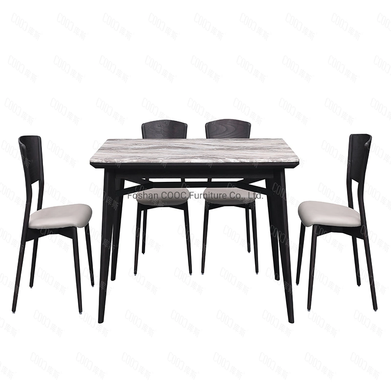 Современная столовая мебель минималистский мраморный обеденный стол