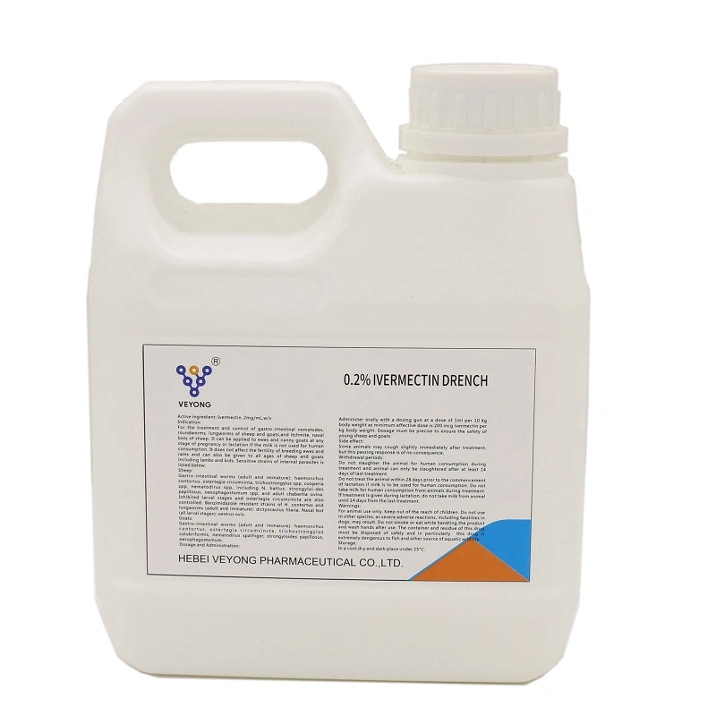 Animal Drugs 0.3% Ivermectin Chemicals Oral Solution for Veterinary Use with GMP