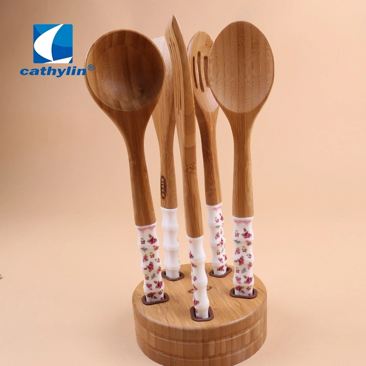 Hot-Sale Cheap Household Cooking Tools Small Wooden Kitchen Utensils