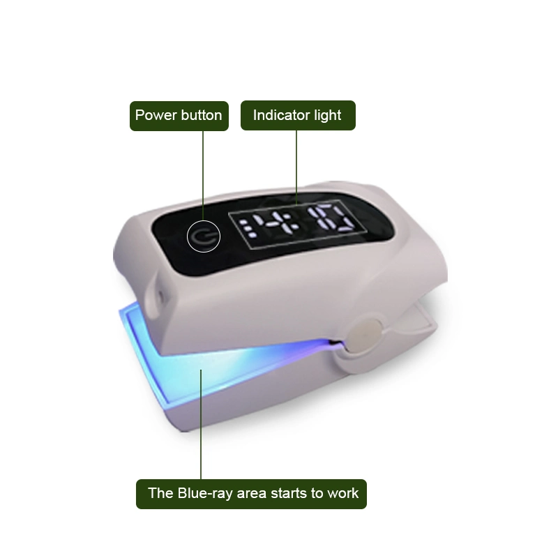 Portable Blue Light and Near Infrared Nail Fungus Treatment Device