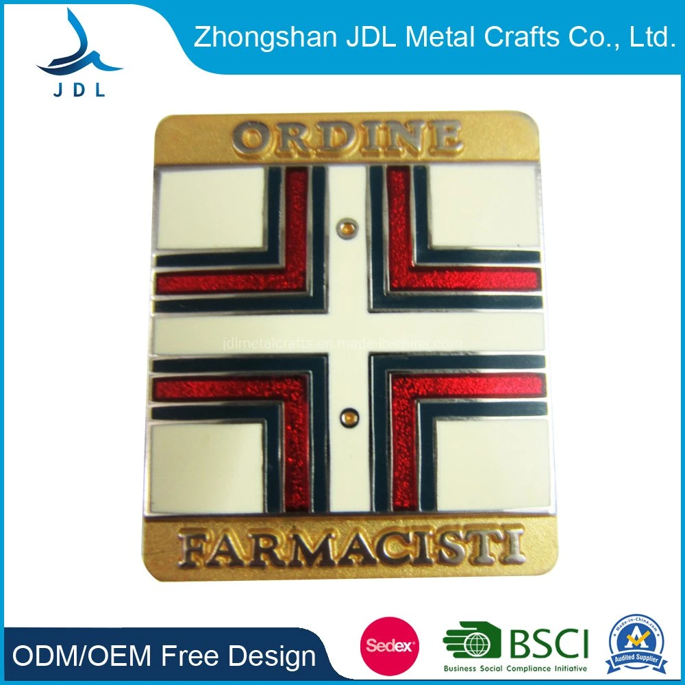 Custom Logo CRC Badge Lapel Pins in Stoving Varnish for Souvenir at Bargain Gold Plated Metal Pins/Badge (554)