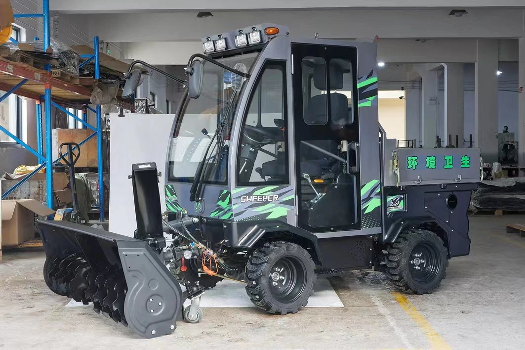 Quatre roues motrices de la conduite du tracteur de la machine la soufflante à neige Neige Sweeper