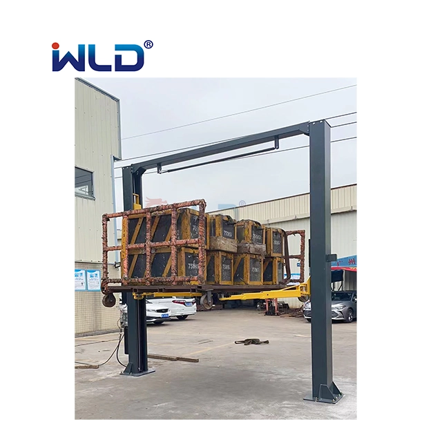 Wld-240m Two Post Clear Floor Car Lift Price for Sale