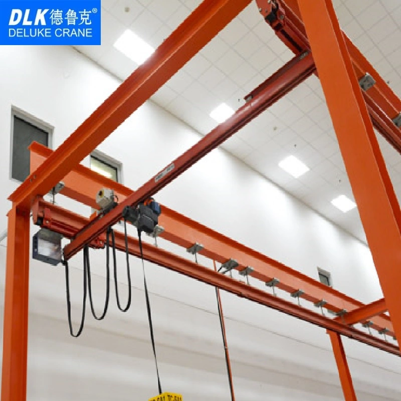 Crane Factory Flexible Combined Overhead Single Girder Bridge Crane System Manual 0.25t 2t