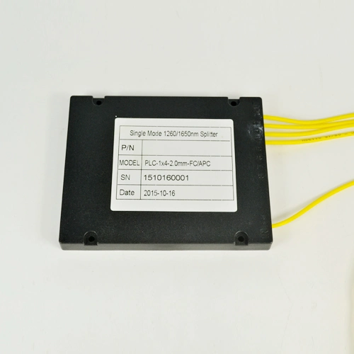 Gpon Passive PLC Optical Fiber Splitter with FC APC Connector