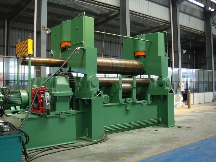 Roller Bending Sheet Metal 3 Roller Pipe Bending Machine Metal Roll Machine