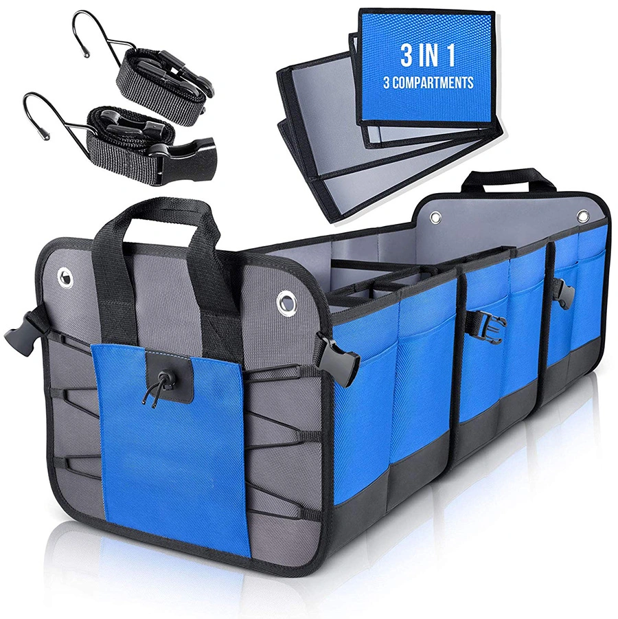 Blue Color Auto Organizer Car Roof Organizer Customized Size Roof Cargo Bag