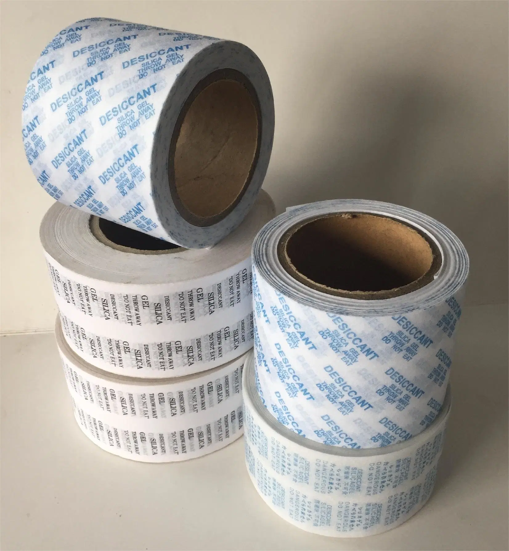 Halogen Free Custom Size Printed Non-Woven Fabric Clean Packaging Paper for Desiccant