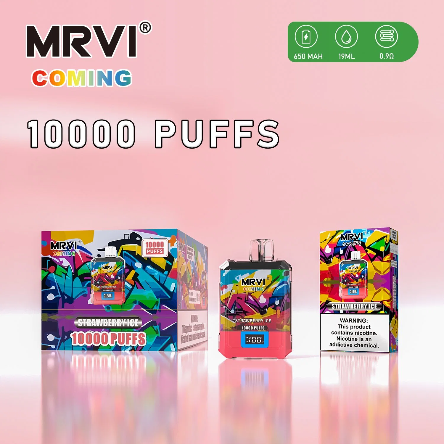 Original Vape Factory Wholesale/Supplier Disposable/Chargeable Vape Randm Tornado 10000 Puffs Vs Mrvi 10000 Vapes