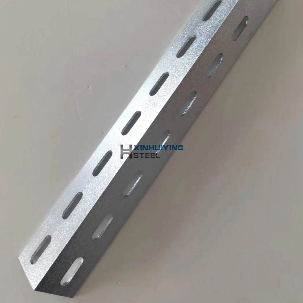 CNC Slotted Galvanized Steel Power Tower Cross Arm