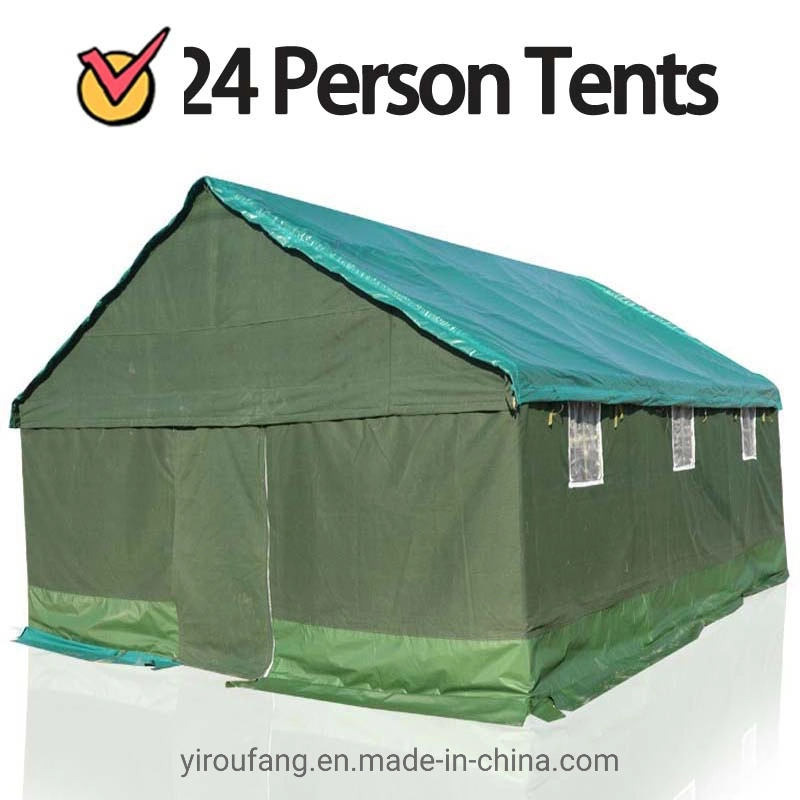 China Relief Canvas Tent Outdoor Waterproof Canvas Tear-Resistant and Easy to Build Armed Forces Teepee Tent Wholesale/Supplier Canvas Tent Olive Green Tent