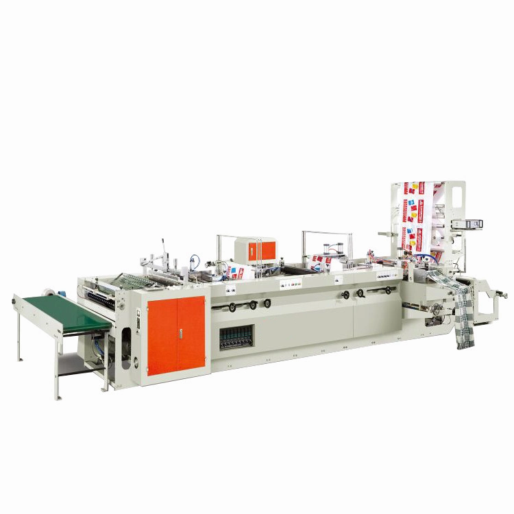 Price 2 Lines Automatic Biodegradable PLA Plastic HDPE Star Sealing Plastic Nylon Pre Cut Rolling Roll on Garbage Trash Bag Making Machine