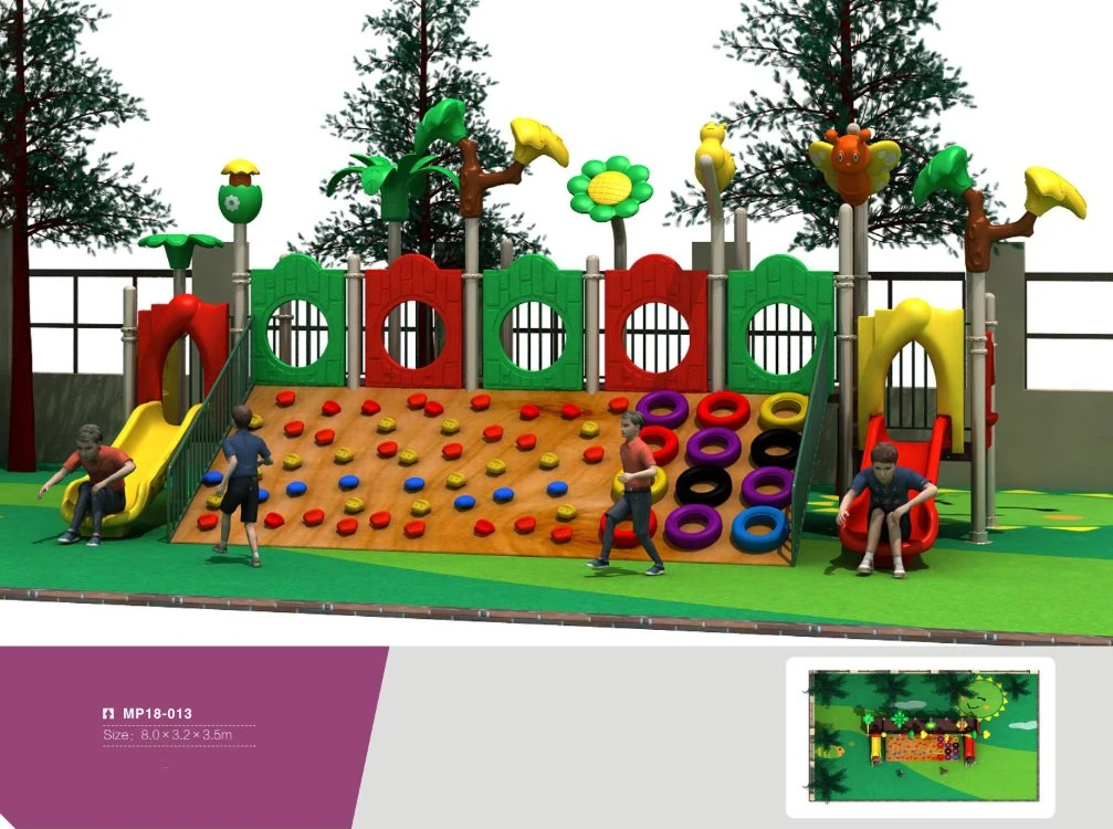 MP20-012 Wooden Playground Kids Wooden Amusement Equipment Outdoor Combination Wooden House