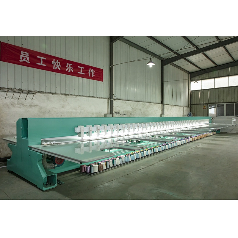 Equipo 6 Jefe de la máquina de bordado la tapa para la industria textil de ropa bordados