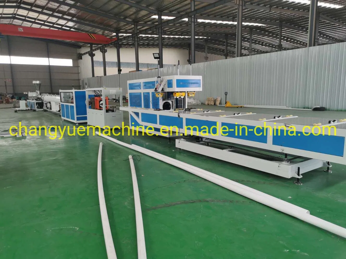 PVC Water Drainage Pipe Extrusion Production Line / Making Machine