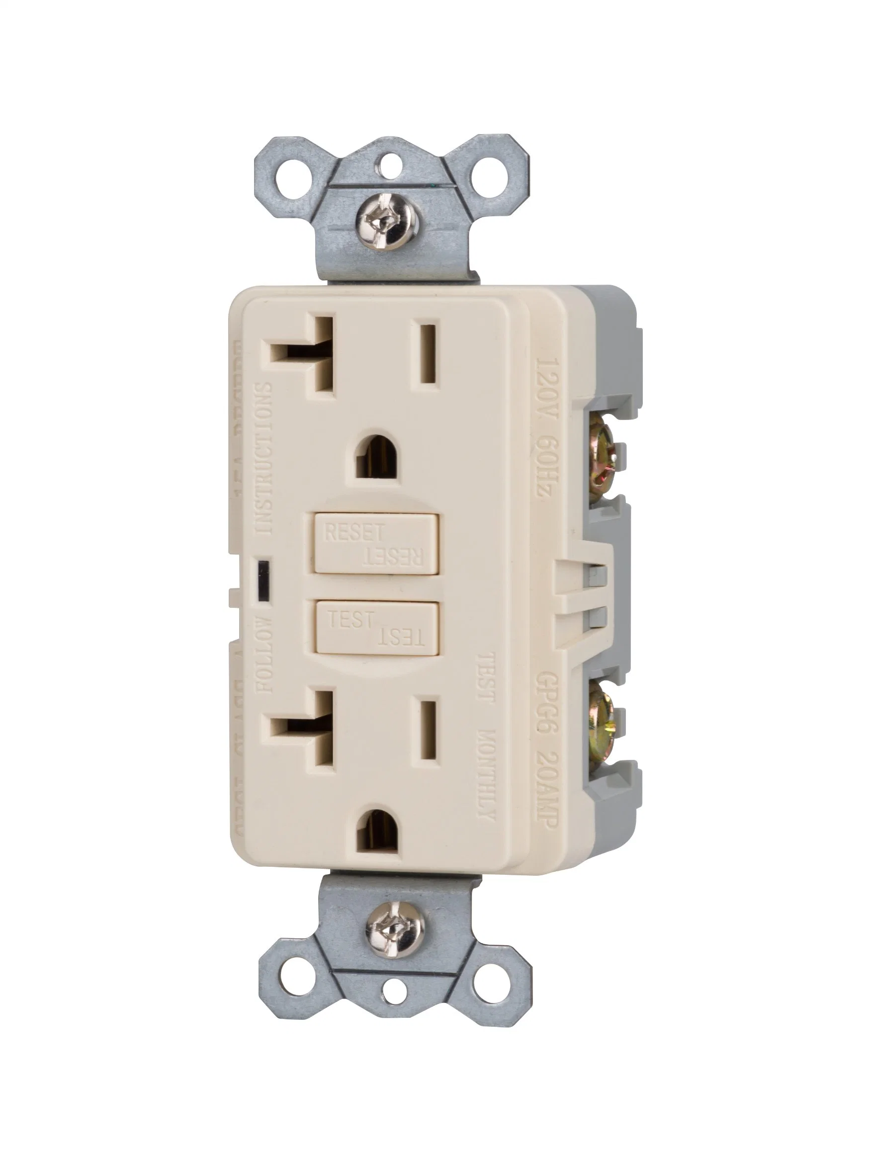 Us Electrical Outlet Household Receptacle 20A GFCI Socket