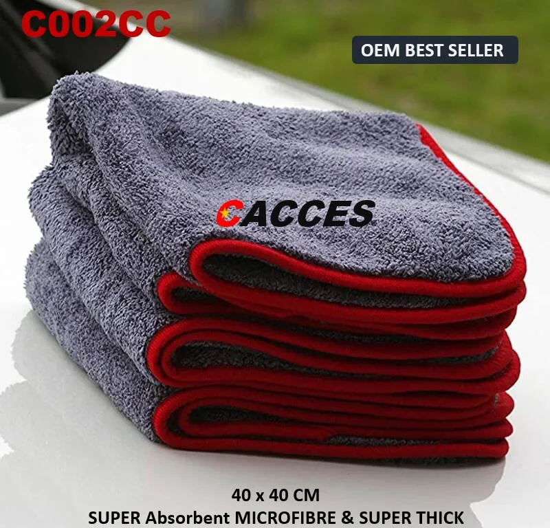 Super Absorbent Microfibre Dry Cloth, Window Cloth, Exterior Cleaning, for Cars and Motorcycles 3 Pack Super Thick& Soft Car Cleaning Cloth Wash Polishing