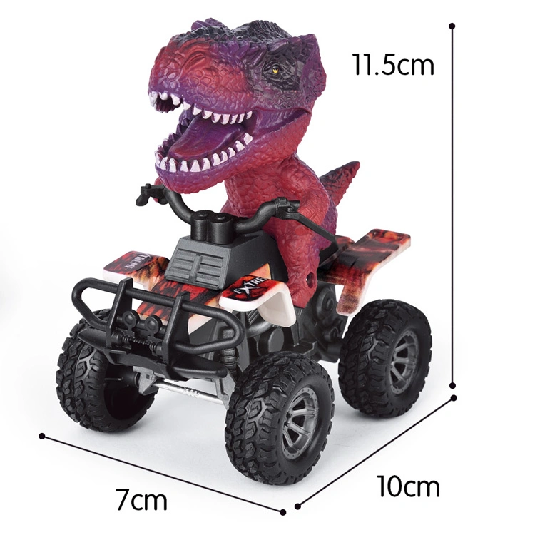 Newest Pull Back Dinosaur Cars Toys Dinosaur Cross-Country Motorcycle Party Favors Games Dino Car Toy Monster Friction Power Car Gifts Small Dinosaur Car Toy