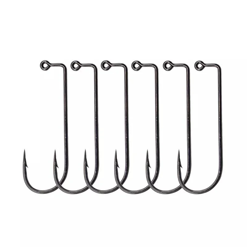 Stainless Steel Fishing Hook White and Black Sea Hook