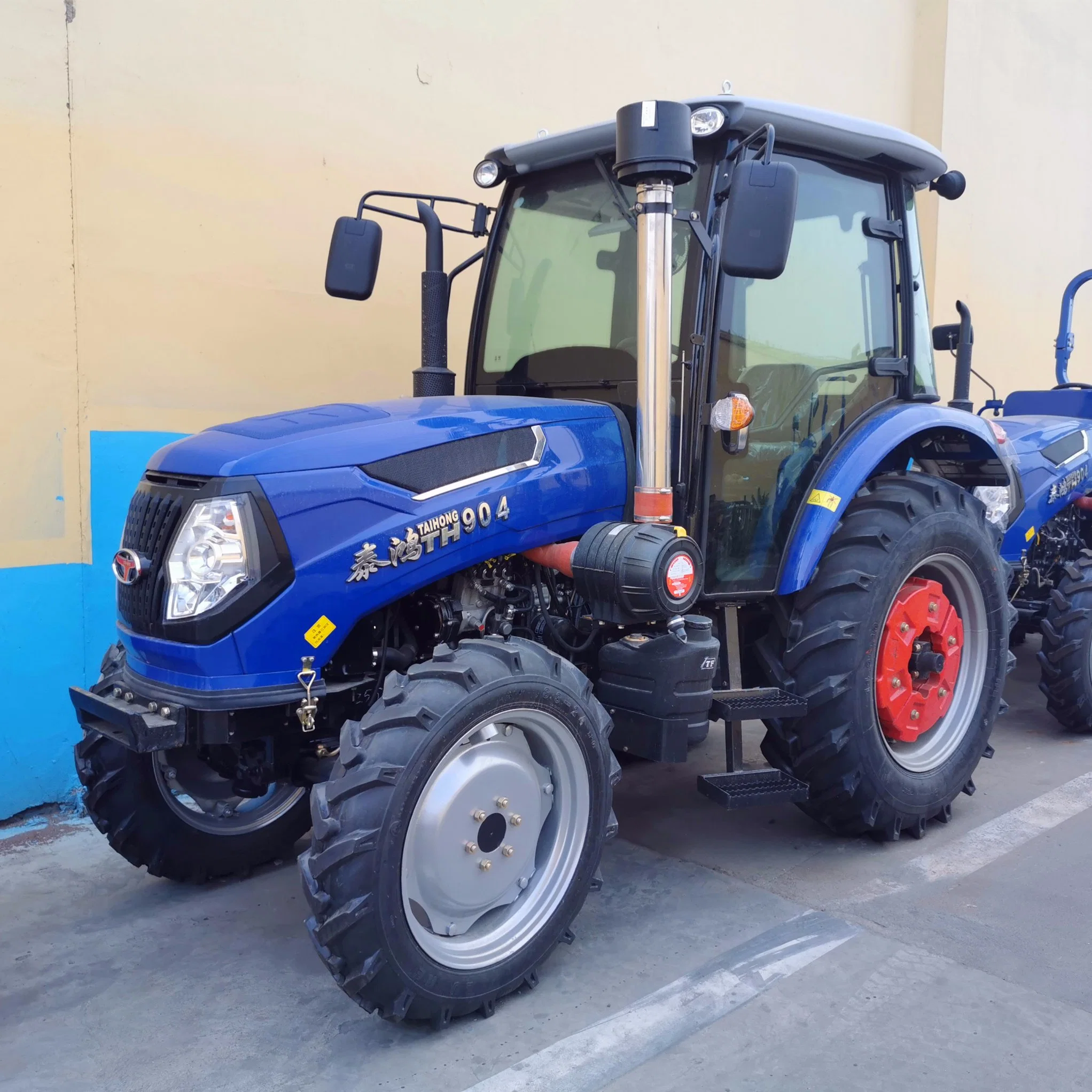 الصين معروفة جيدا 90HP 4WD Agricultural Machinery Wring Diesel Farm الجرار مع اللودر