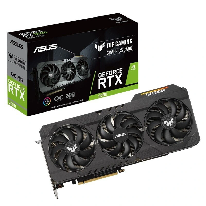 Una buena calidad de la tarjeta gráfica de la GPU RTX 3090 con el embalaje original